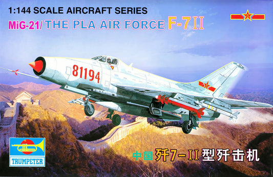 Trumpeter 1/144th Scale Mig21 / PLAAF F-7II