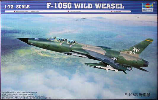 Trumpeter 1/72nd Scale F-105G Wild Weasel