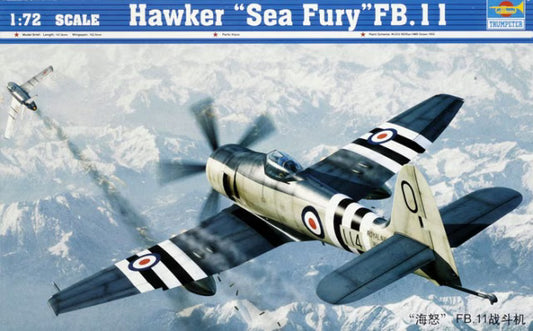 Trumpeter 1/72nd Scale Hawker Sea Fury FB.II