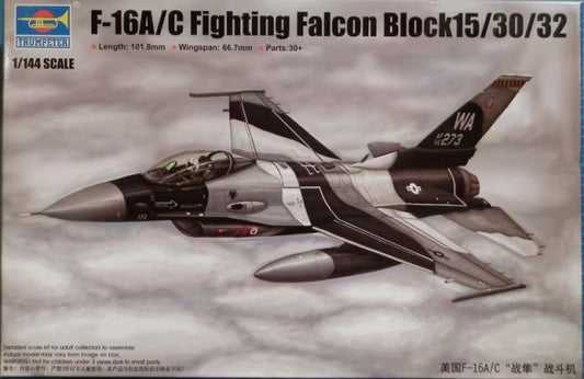 Trumpeter 1/144th Scale F-16A/C Fighting Falcon Block 15/30/32