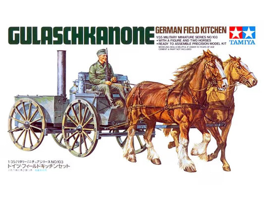 Tamiya 1/35 scale Gulaschkanone German field kitchen
