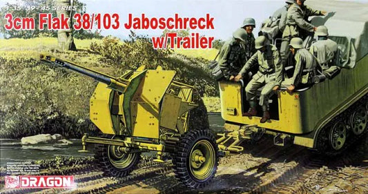 Dragon 1/35th scale - 3cm Flak 38/103 Jaboschreck w/trailer