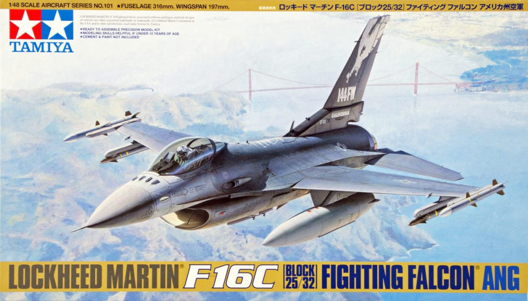 Tamiya 1/48th scale F-16C Block 25/32 Fighting Falcon