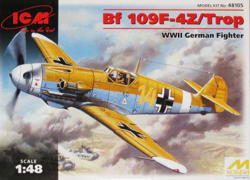 ICM 1/48th scale Bf 109F-4Z/Trop