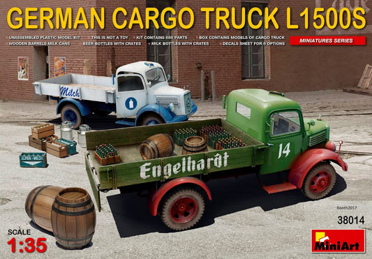 Miniart 1/35 scale German Cargo Truck L1500S
