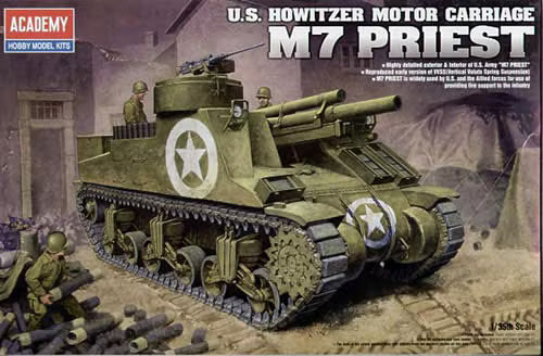 Academy 1/35th scale U.S. Howitzer Motor Carriage M7 Priest