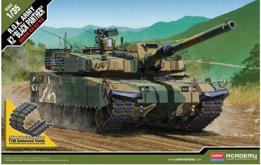 Academy 1/35 scale ROK K2 "Black Panther" with separate T158 tracks