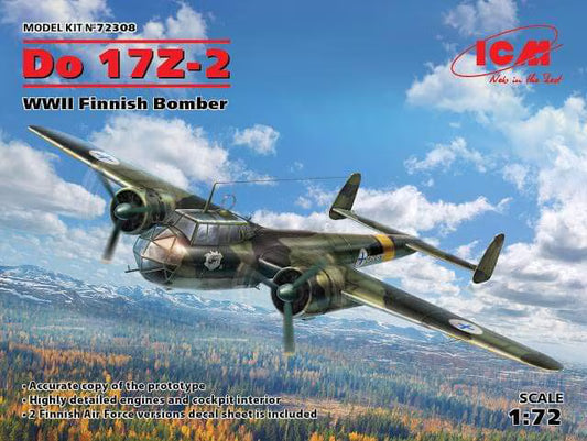 ICM 1/72nd scale Do 17Z-2 Finnish Bomber