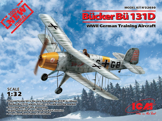 ICM 1/32nd scale Bucker Bu 131D German Training Aircraft