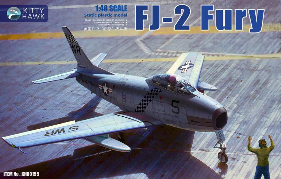 Kitty Hawk 1/48th scale FJ-2 Fury