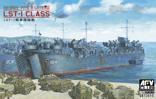 AFV Club 1/350th Scale US Navy Type 2 LSTS LST-1 Class - Landing Ship