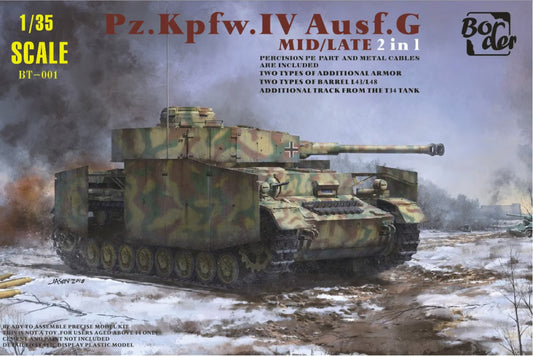 Border Model 1/35th scale Pz.kpfw. IV Ausf G Late