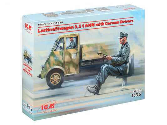 ICM 1/35 scale Lastkraftwagen 3,5t AHN with German drivers