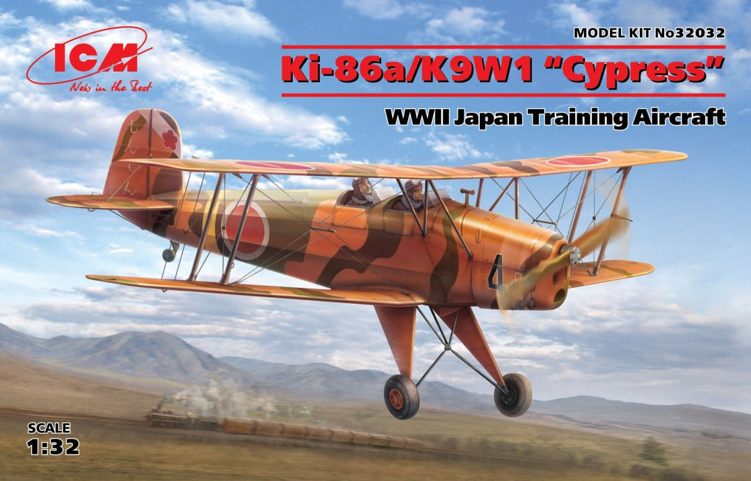 ICM 1/32nd scale Ki-86a/K9W1 "Cypress" WWII Japan Training aircraft