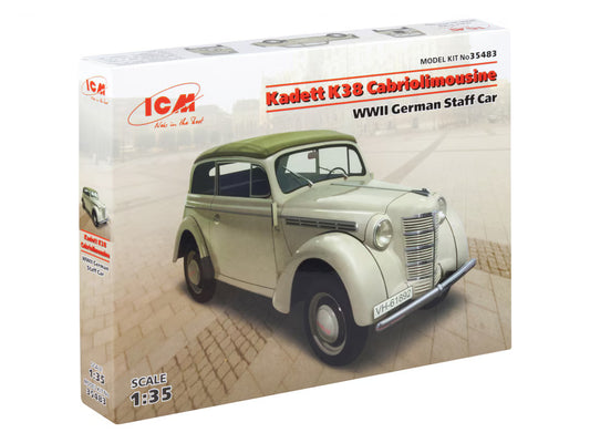 ICM 1/35 scale Kadett K38 Cabriolimousine German Staff Car