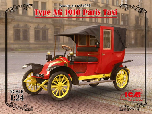 ICM 1/24th scale Type AG 1910 Paris Taxi