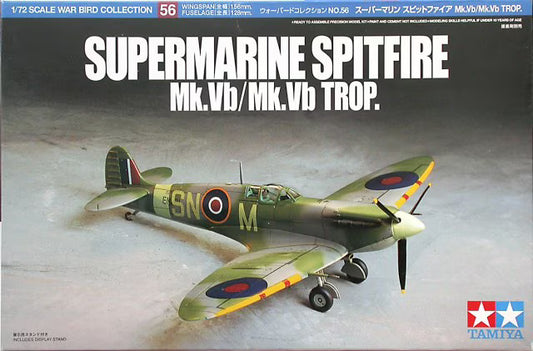 Tamiya 1/72nd scale Supermarine Spitfire Mk.Vb/Mk VB Trop.