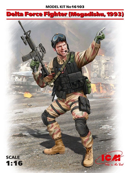 ICM 1/16th Scale Delta Force Fighter (Mogadishu 1993)