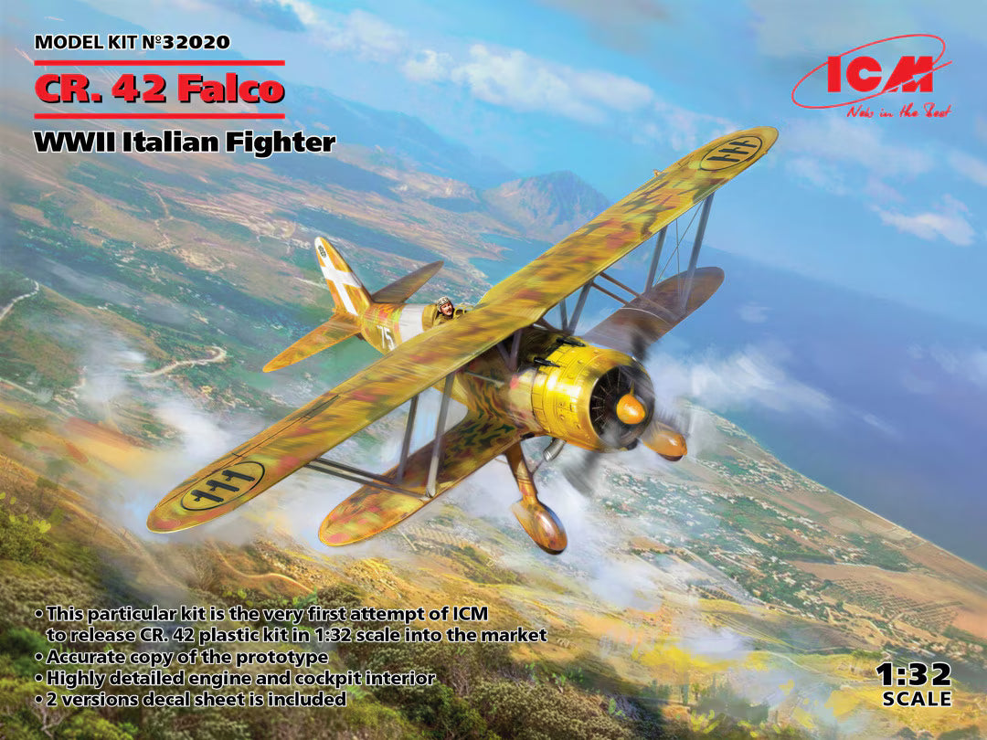 ICM 1/32nd scale CR.42 Falco WWII Italian Fighter
