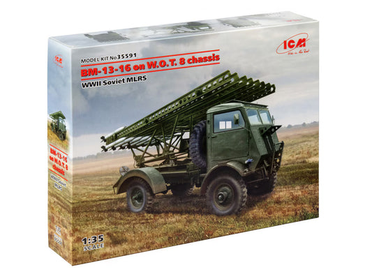 ICM 1/35th scale BM-13-16 on WOT 8 chassis