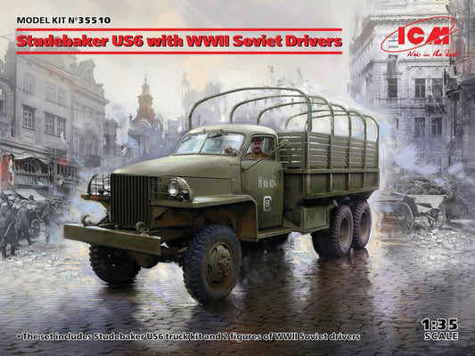 ICM 1/35th scale Studebaker US6 with Soviet drivers