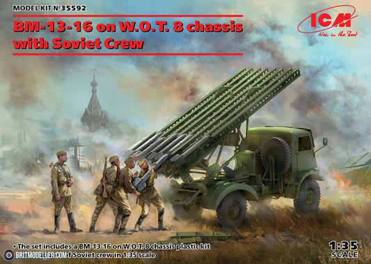 ICM 1/35th scale BM-13-16 on WOT 8 chassis with Soviet crew