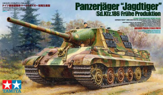 Tamiya 1/35th scale Panzerjager "Jagdtiger" (Sd.kfz.186) Fruheproduktion