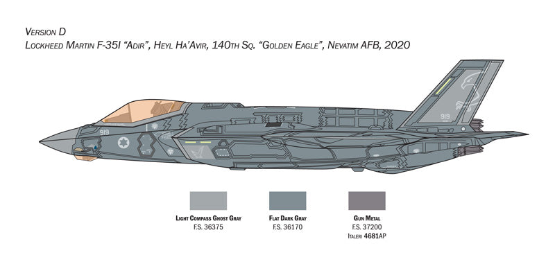 Italeri 1/48th scale F-35A Lightning II "Beast Mode"