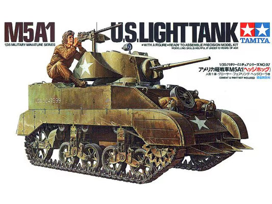 Tamiya 1/35th scale - U.S. Light Tank M5A1 Stuart