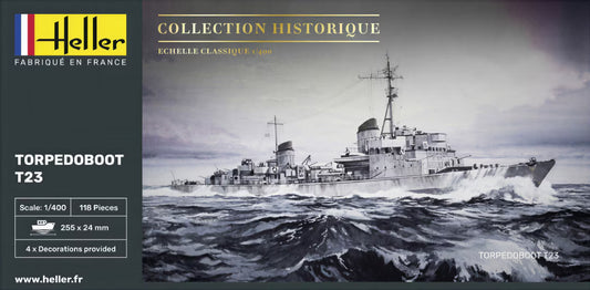 Heller 1/400th Scale Collection Historique Torpedoboot T23