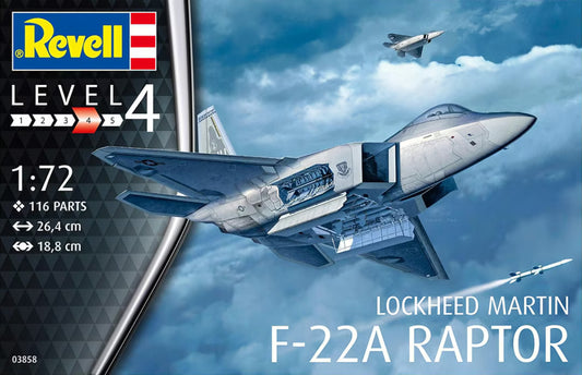 Revell 1/72nd scale F-22A Raptor