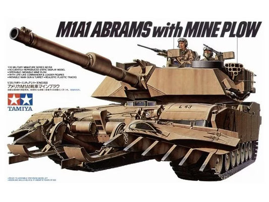 Tamiya 1/35th scale - U.S. M1A1 Abrams with Mine Plow