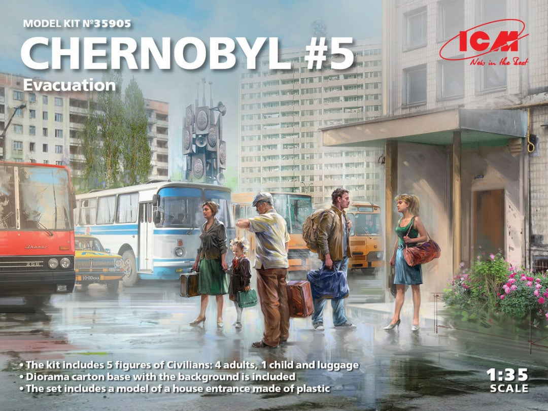ICM 1/35th scale Chernobyl#5 Evacuation