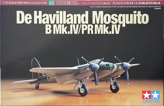 Tamiya 1/72nd scale De Havilland Mosquito B Mk.IV/PR Mk.IV