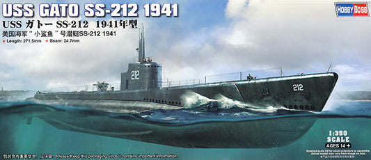 Hobbyboss 1/350th Scale USS Gato SS-212 1941