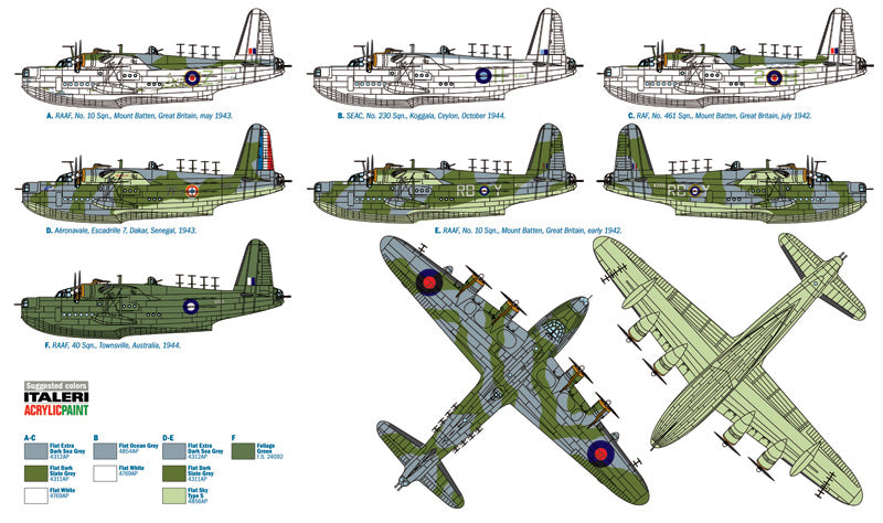 Italeri 1/72nd scale Sunderland Mk III