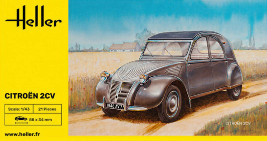 Heller 1/43rd Scale Citroen 2CV
