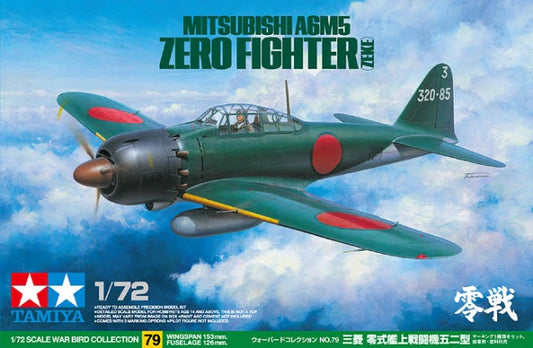 Tamiya 1/72nd scale Mitsubishi A6M5 Zero Fighter (Zeke)