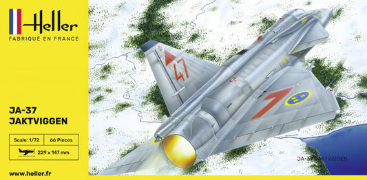Heller 1/72nd scale JA-37 Jaktviggen