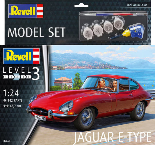 Revell 1/24th scale Jaguar E-Type Model Set