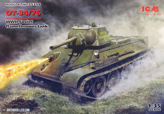 ICM 1/35th scale OT-34/76 flamethrower tank