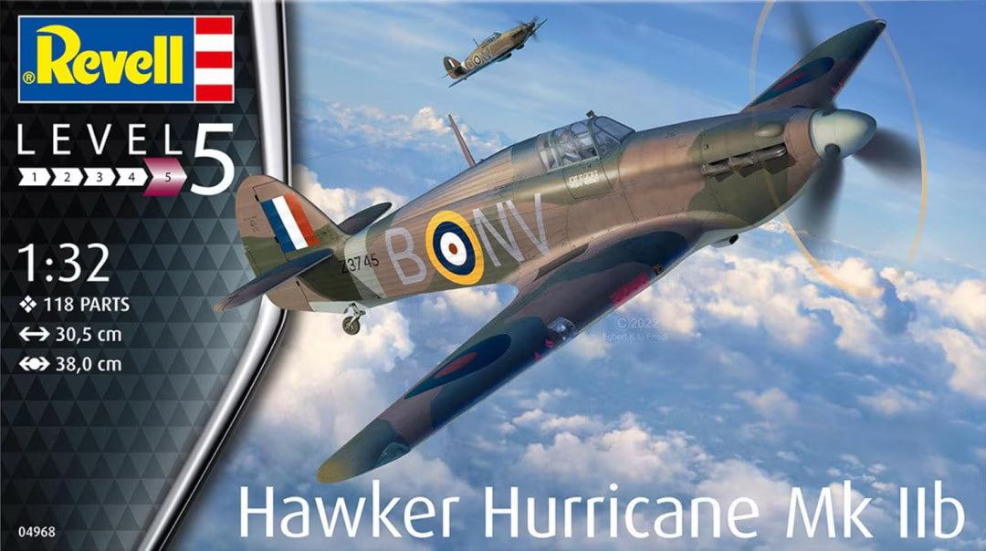 Revell 1/32nd scale Hawker Hurricane Mk.IIb