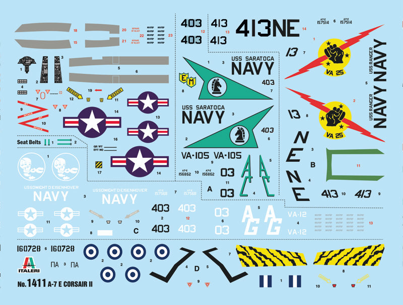 Italeri 1/72nd scale A-7E Corsair II
