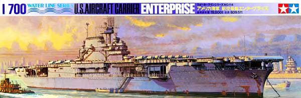 Tamiya 1/700th scale - USS Enterprise Aircraft Carrier (CV-6)