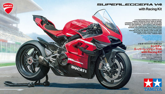 Tamiya 1/12 scale Ducati Superleggera V4 with Racing Kit