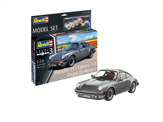 Revell 1/24th scale  Porsche 911 Carrera 3.2 Coupe (G-Model) Model Set