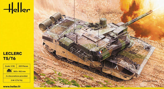 Heller 1/35th scale LeClerc T5/T6