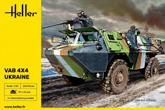 Heller 1/35 scale VAB 4x4 Ukraine