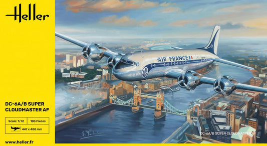 Heller 1/72nd scale DC-6A/B Cloudmaster Air France