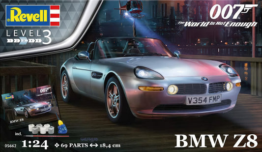 Revell 1/24th scale BMW Z8 007 The World is Not Enough Model Set